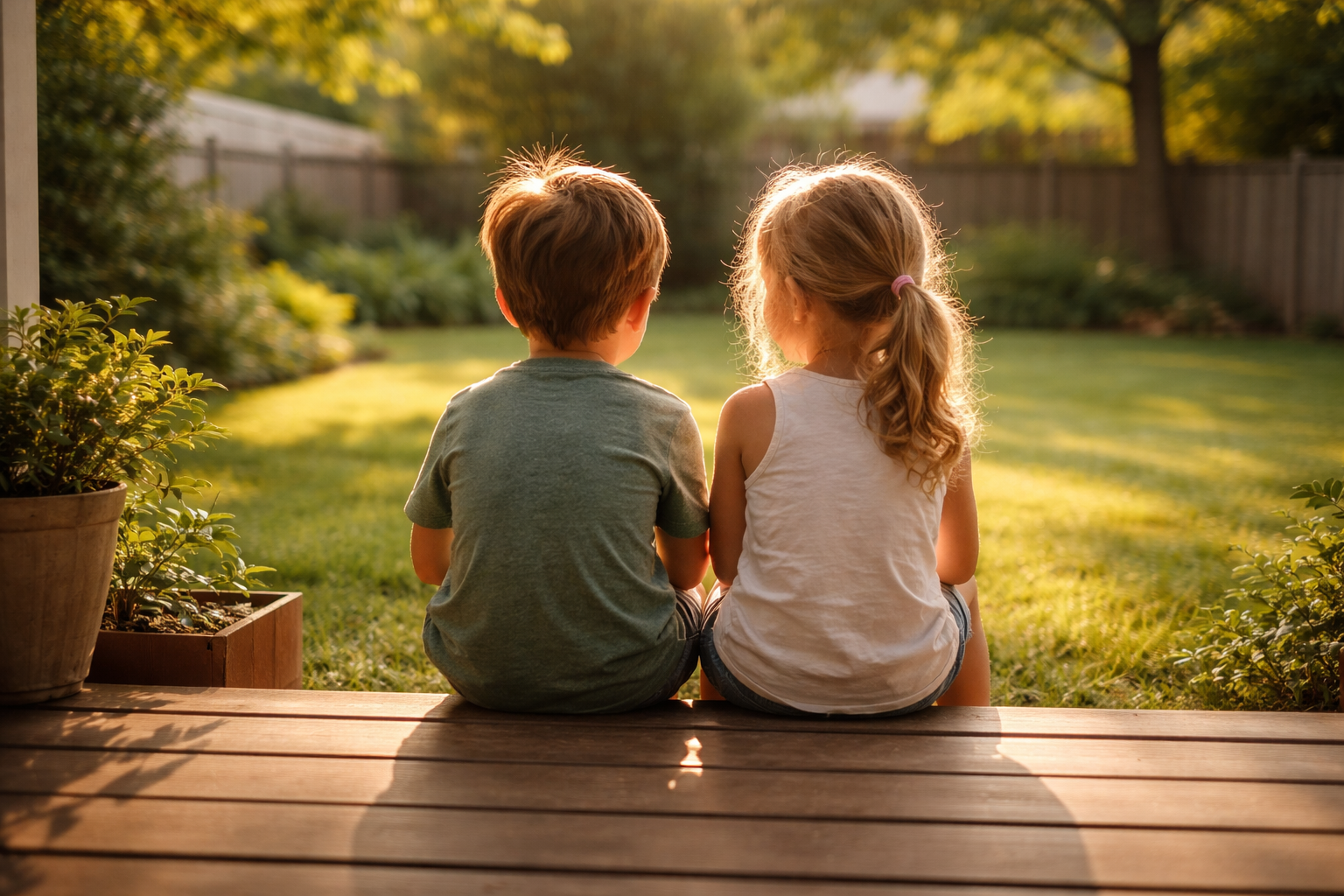 Parents reviewing an estate plan to protect their children